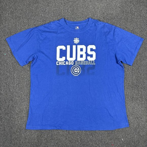 Fanatics Other - Chicago Cubs T Shirt Casual MLB Baseball Blue Graphic Mens Size 3XL XXXL